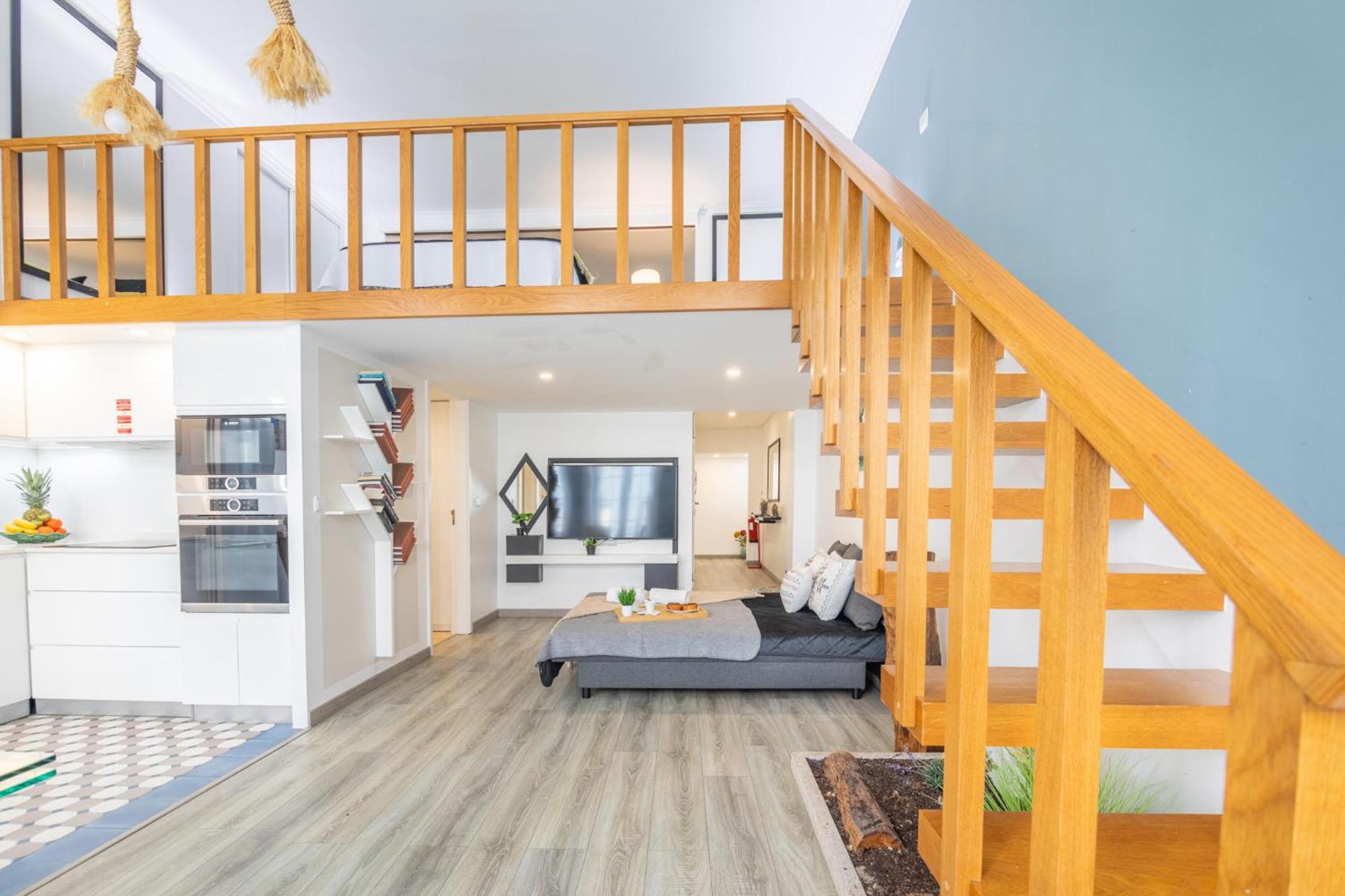 Apartamento Deluxe Spacious Flats W Mezzanine By Host Wise OOporto Exterior foto